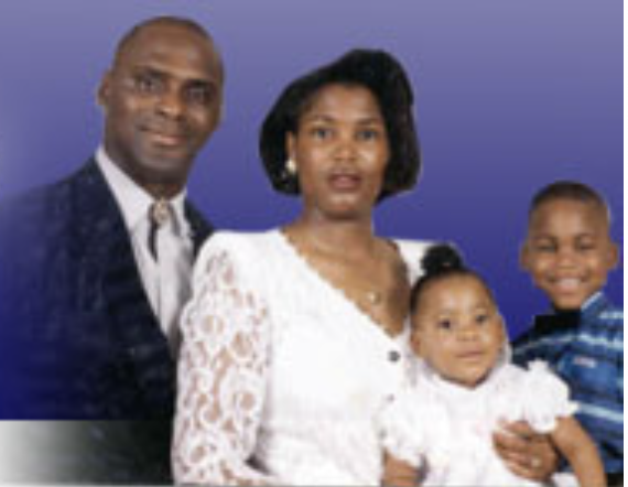 Pastor Miller with First Lady Nancy and their children